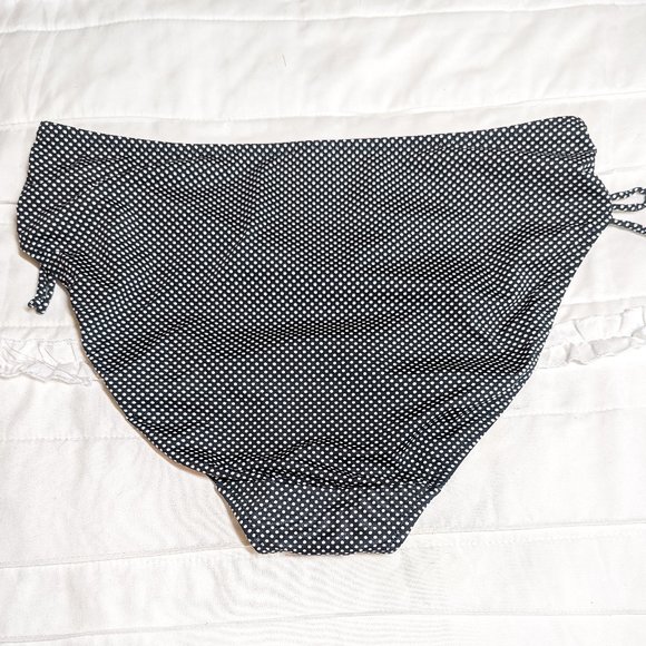 ~*NWOT Fantasie Charcoal Gray Polka Dot Bikini Bottoms - Size L*~ - Picture 2 of 6
